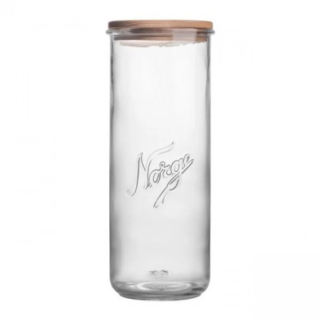 Norgesglass beholder 27 cm  1860 ml. Midlertigid ute av lager.